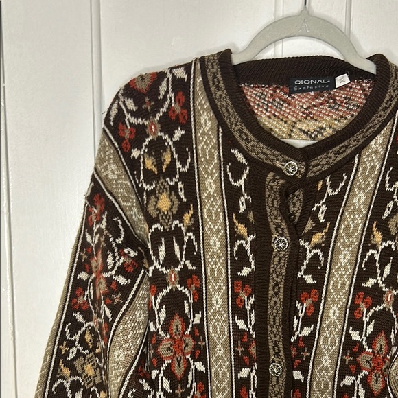 Chico's Multicolor Knit Cardigan - Picture 3 of 12